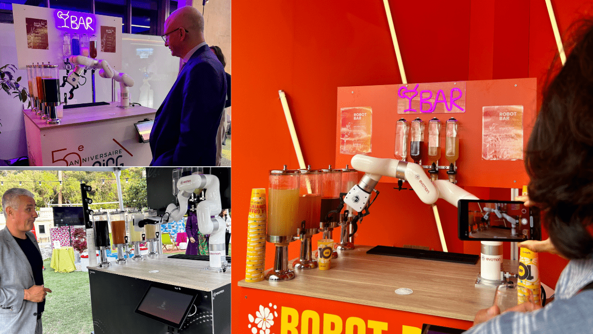 Robot bar pour vos soirées d'entreprises : Des cocktails personnalisés et uniques!